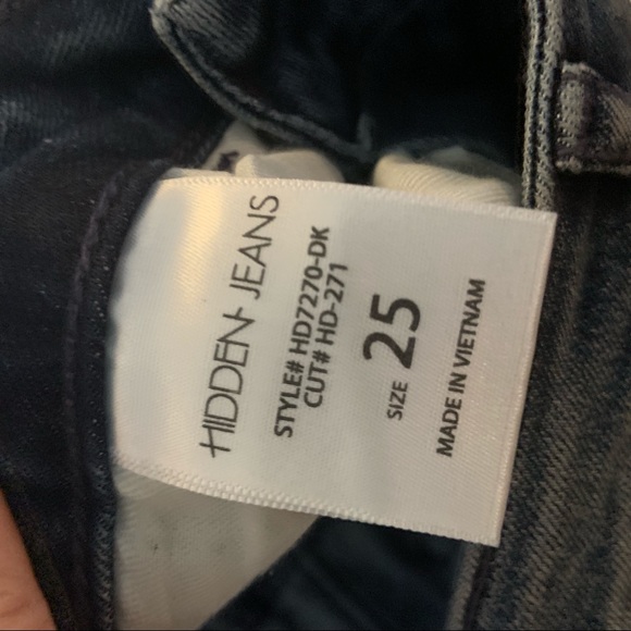 NWT Hidden Jeans Skylar Crop Skinny Jeans Size 25 - Picture 3 of 8